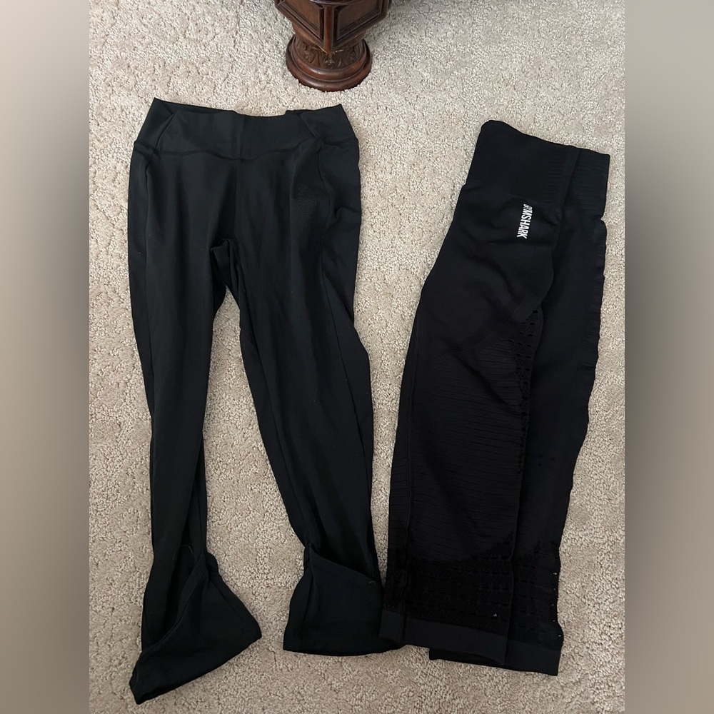 Gymshark Sleek Black Workout Leggings